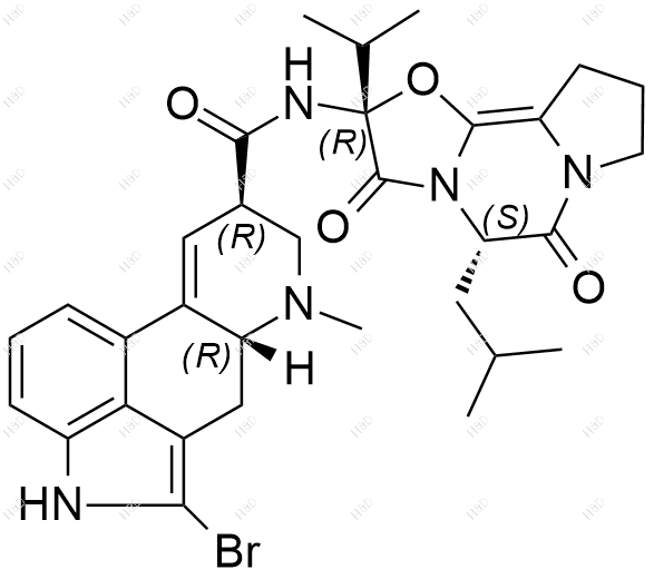 溴隐亭杂质14结构式