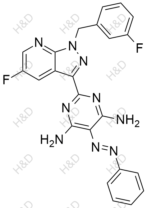维立西呱杂质53结构式