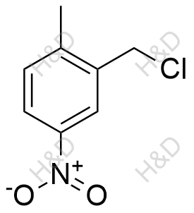 2-(氯甲基)-1-甲基-4-硝基苯化学结构式