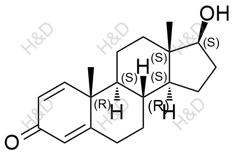 睾酮EP杂质H结构式
