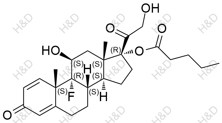 戊酸倍他米松EP杂质I结构式