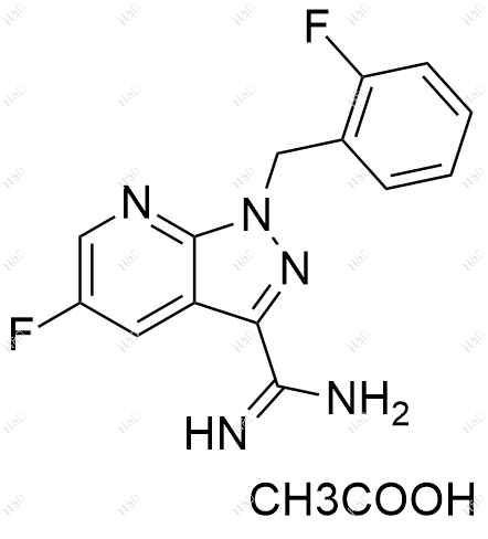 维立西呱杂质6(醋酸盐)结构式
