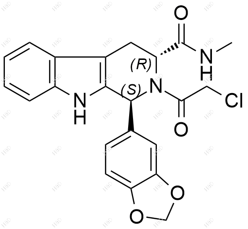 他达拉非杂质43结构式