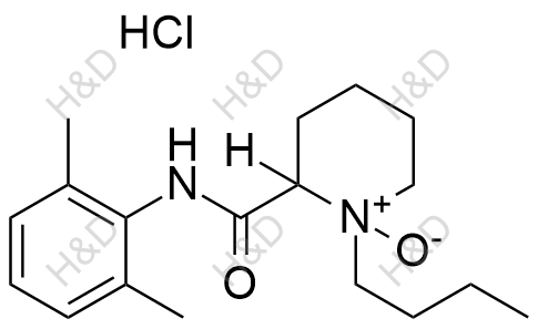 布比卡因氮氧化物(盐酸盐)结构式