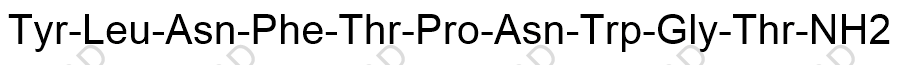 [Tyr1] Adipokinetic Hormone, locust结构式