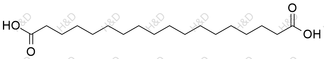 十八烷二酸化学结构式