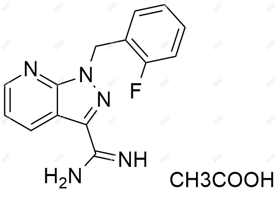 维立西呱杂质61（醋酸盐）结构式