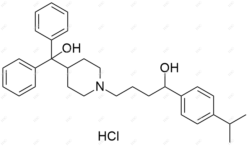 非索非那定EP杂质C(盐酸盐)结构式