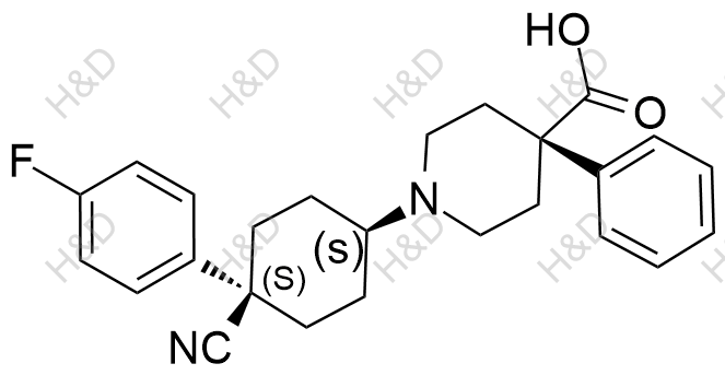 盐酸左卡巴司汀EP杂质D结构式