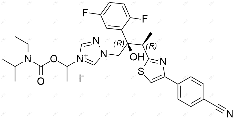 艾沙康唑杂质57结构式