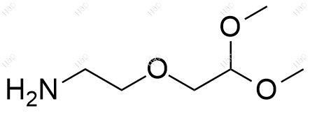2,-(2-氨基乙氧基)-1,1-二甲氧基乙烷结构式