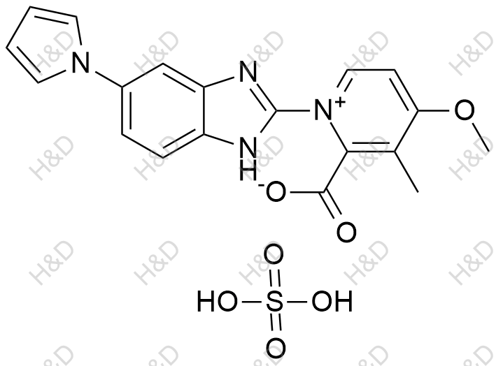 艾普拉唑杂质87(硫酸盐)结构式