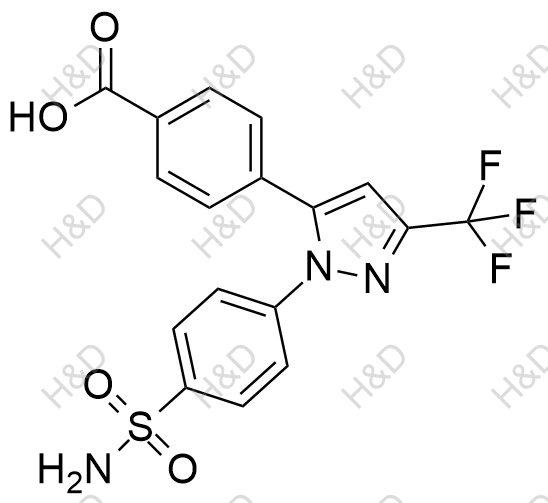 塞来昔布羧酸杂质结构式