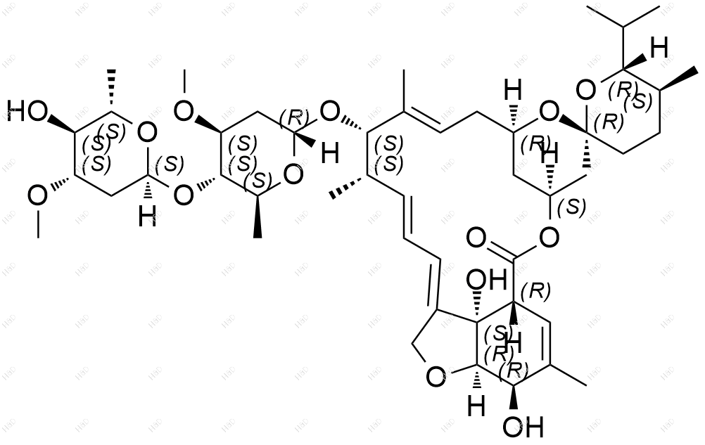 伊维菌素H2B1b结构式