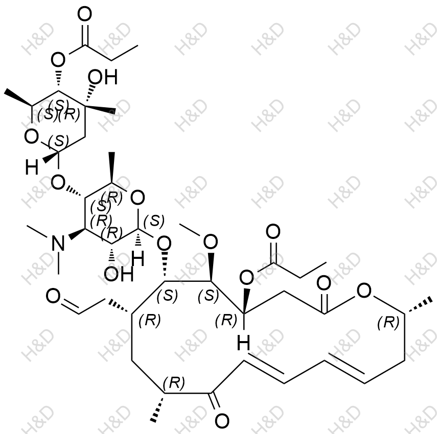 麦迪霉素A3结构式