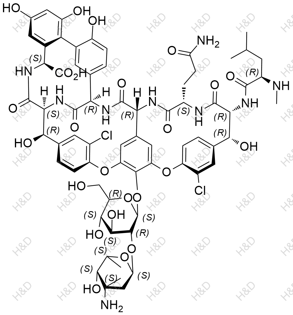 万古霉素EP杂质F结构式