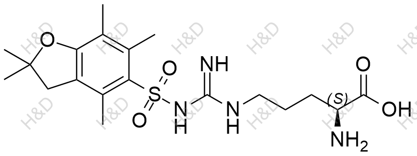 H-Arg(Pbf)-OH结构式