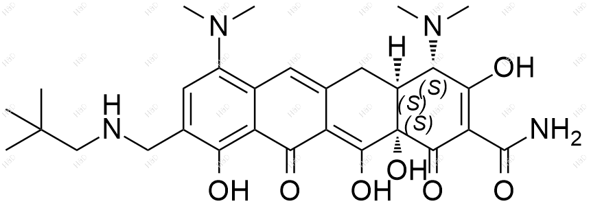 奥马环素M-2杂质结构式