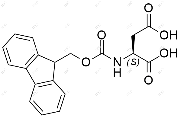 Fmoc-L-天冬氨酸结构式