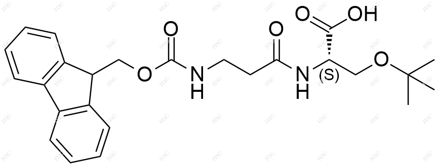 Fmoc-β-Ala-Ser(tBu)-OH结构式