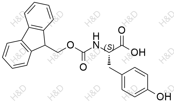Fmoc-L-酪氨酸结构式