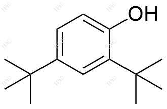 2,4-二叔丁基酚化学结构式