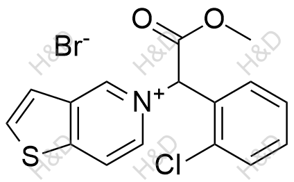 氯吡格雷杂质89（溴盐）结构式