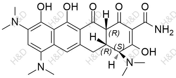 米诺环素杂质21结构式
