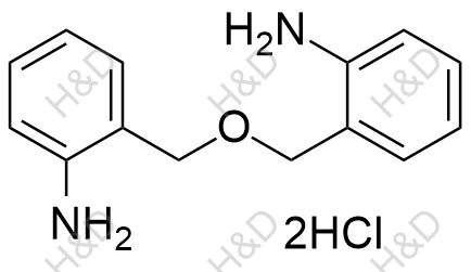 2,2'- (氧基双(亚甲基))二苯胺(双盐酸盐)结构式