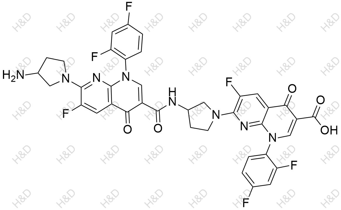 托氟沙星杂质11结构式