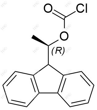 （R）-氯甲酸芴乙酯化学结构式