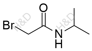 2-溴-N-异丙基乙酰胺化学结构式