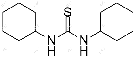 1,3-二环己基硫脲化学结构式