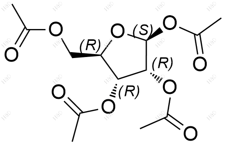 四乙酰核糖化学结构式