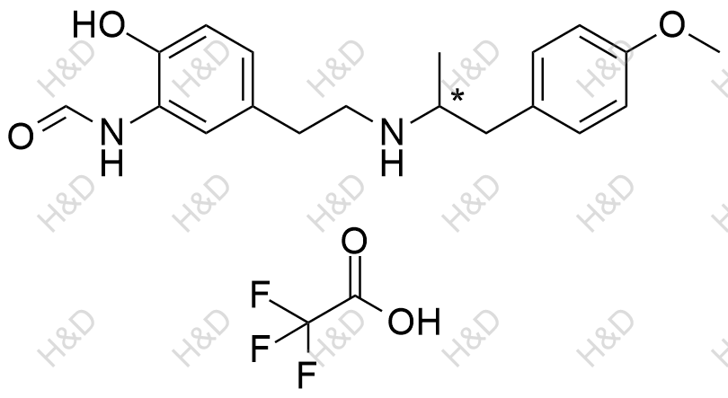 福莫特罗杂质30(三氟乙酸盐)结构式