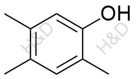 2，4，5-三甲基苯酚化学结构式