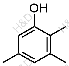 2,3,5-三甲基苯酚化学结构式