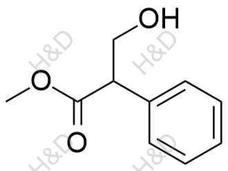 3-羟基-2-苯基丙酸甲酯化学结构式
