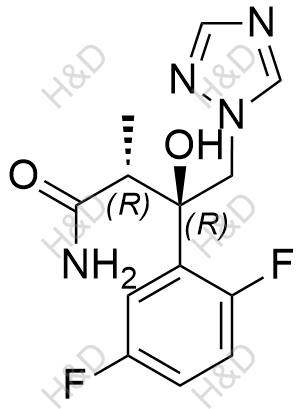 艾沙康唑杂质76结构式