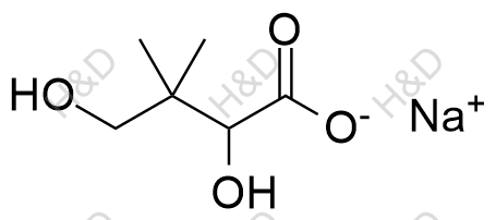 泛酸钙杂质10（钠盐）结构式