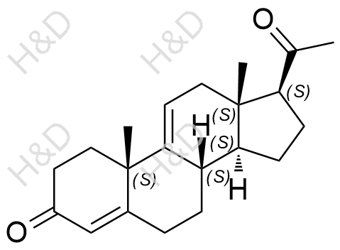黄体酮EP杂质K结构式