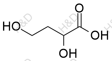 2,4-二羟基-丁酸化学结构式