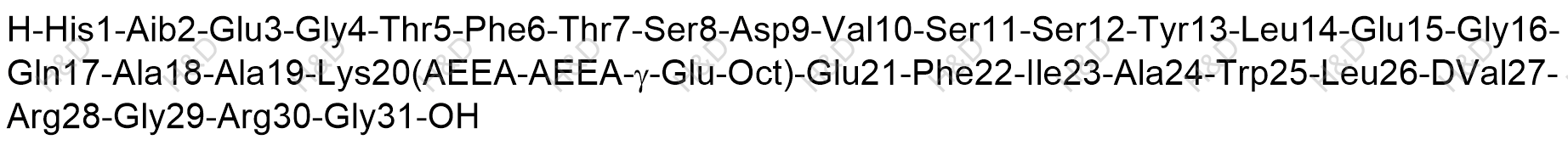 索玛鲁肽杂质94结构式