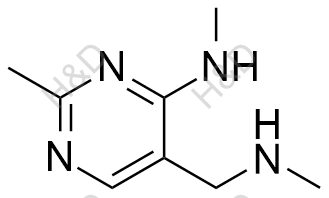 N-2-二甲基-5-（（甲氨基）甲基）嘧啶-4-胺结构式