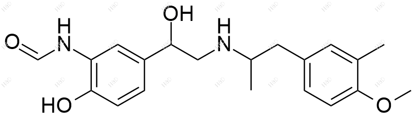福莫特罗EP杂质E(Mixture of Diastereomers)结构式