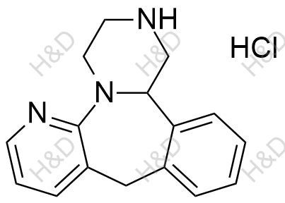 米氮平EP杂质D (盐酸盐)结构式