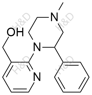 米氮平EP杂质B结构式