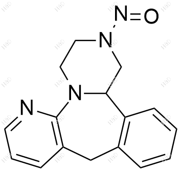 N-亚硝基米氮平结构式