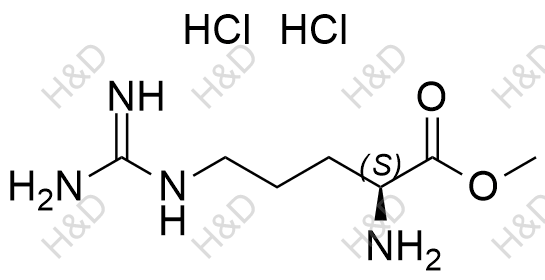 精氨酸杂质23(双盐酸盐)结构式