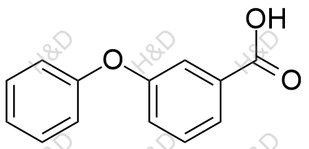 3-苯氧基苯甲酸化学结构式